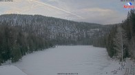 Archived image Webcam Lake "Großer Arbersee" (Bavarian Forest) 15:00