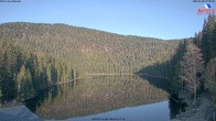 Archived image Webcam Lake "Großer Arbersee" (Bavarian Forest) 06:00