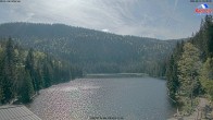 Archived image Webcam Lake "Großer Arbersee" (Bavarian Forest) 15:00