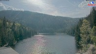 Archived image Webcam Lake "Großer Arbersee" (Bavarian Forest) 17:00