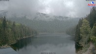 Archived image Webcam Lake "Großer Arbersee" (Bavarian Forest) 07:00