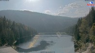 Archived image Webcam Lake "Großer Arbersee" (Bavarian Forest) 17:00