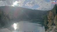 Archived image Webcam Lake "Großer Arbersee" (Bavarian Forest) 17:00