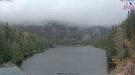 Archived image Webcam Lake "Großer Arbersee" (Bavarian Forest) 07:00
