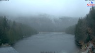 Archived image Webcam Lake "Großer Arbersee" (Bavarian Forest) 06:00