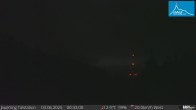 Archived image Webcam Base station of t-bar lift at mount Jauerling 23:00