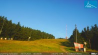 Archived image Webcam Base station of t-bar lift at mount Jauerling 05:00