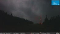Archived image Webcam Base station of t-bar lift at mount Jauerling 01:00