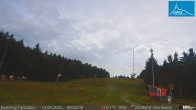 Archived image Webcam Base station of t-bar lift at mount Jauerling 08:00