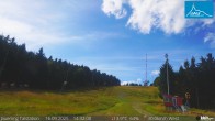 Archived image Webcam Base station of t-bar lift at mount Jauerling 13:00