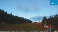 Archived image Webcam Base station of t-bar lift at mount Jauerling 05:00