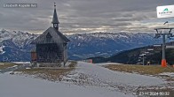 Archiv Foto Webcam Aussicht auf die Schmitten Kapelle 23:00