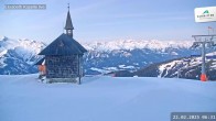 Archiv Foto Webcam Aussicht auf die Schmitten Kapelle 05:00