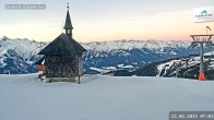 Archiv Foto Webcam Aussicht auf die Schmitten Kapelle 06:00