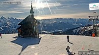 Archiv Foto Webcam Aussicht auf die Schmitten Kapelle 13:00