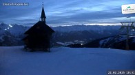 Archiv Foto Webcam Aussicht auf die Schmitten Kapelle 17:00