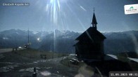 Archiv Foto Webcam Aussicht auf die Schmitten Kapelle 23:00