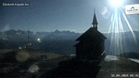 Archiv Foto Webcam Aussicht auf die Schmitten Kapelle 01:00