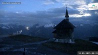 Archiv Foto Webcam Aussicht auf die Schmitten Kapelle 03:00