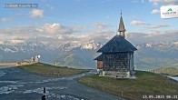 Archiv Foto Webcam Aussicht auf die Schmitten Kapelle 05:00