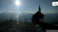 Archiv Foto Webcam Aussicht auf die Schmitten Kapelle 01:00