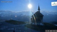 Archiv Foto Webcam Aussicht auf die Schmitten Kapelle 03:00