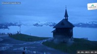 Archiv Foto Webcam Aussicht auf die Schmitten Kapelle 03:00
