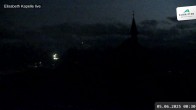 Archiv Foto Webcam Aussicht auf die Schmitten Kapelle 23:00