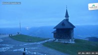 Archiv Foto Webcam Aussicht auf die Schmitten Kapelle 03:00