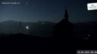 Archived image Webcam View Chapel Schmitten 23:00