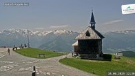 Archiv Foto Webcam Aussicht auf die Schmitten Kapelle 11:00