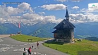 Archiv Foto Webcam Aussicht auf die Schmitten Kapelle 15:00