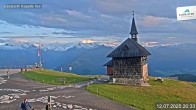 Archiv Foto Webcam Aussicht auf die Schmitten Kapelle 19:00