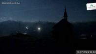 Archiv Foto Webcam Aussicht auf die Schmitten Kapelle 23:00