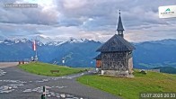 Archiv Foto Webcam Aussicht auf die Schmitten Kapelle 19:00