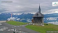 Archived image Webcam View Chapel Schmitten 17:00