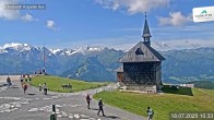 Archiv Foto Webcam Aussicht auf die Schmitten Kapelle 09:00