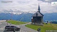 Archiv Foto Webcam Aussicht auf die Schmitten Kapelle 13:00