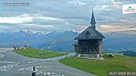 Archiv Foto Webcam Aussicht auf die Schmitten Kapelle 19:00