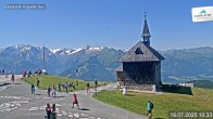 Archiv Foto Webcam Aussicht auf die Schmitten Kapelle 09:00