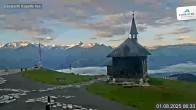 Archiv Foto Webcam Aussicht auf die Schmitten Kapelle 05:00