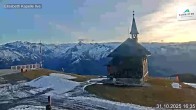 Archiv Foto Webcam Aussicht auf die Schmitten Kapelle 15:00