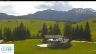 Archived image Webcam Almenwelt Lofer: hiking trail and cross country skiing trail 15:00