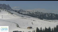 Archived image Webcam Loferer Alm: Schönbühel-view 09:00