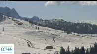 Archived image Webcam Loferer Alm: Schönbühel-view 13:00