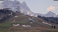 Archived image Webcam Loferer Alm: Schönbühel-view 13:00