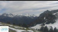 Archived image Webcam Alps of Berchtesgaden from Lofer, Tyrol 11:00