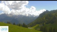 Archiv Foto Webcam Blick von Lofer auf die Berchtesgadener Alpen 11:00