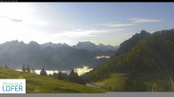 Archiv Foto Webcam Blick von Lofer auf die Berchtesgadener Alpen 06:00