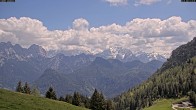 Archived image Webcam Alps of Berchtesgaden from Lofer, Tyrol 11:00